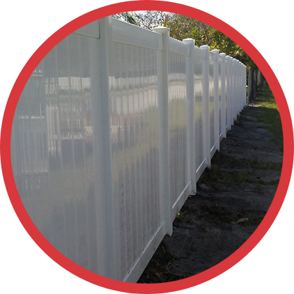 Block Vinyn Fencing